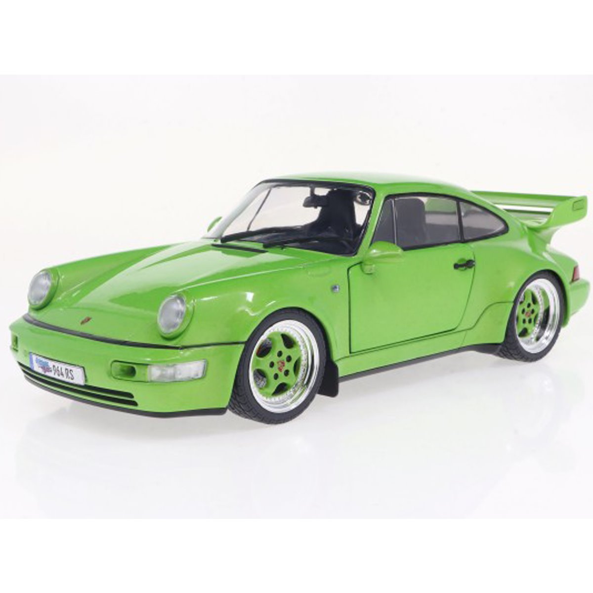 1990 Porsche 911 964 Carrera RS 3.8 Green Metallic 1:18 Scale Die-Cast Metal Vehicle