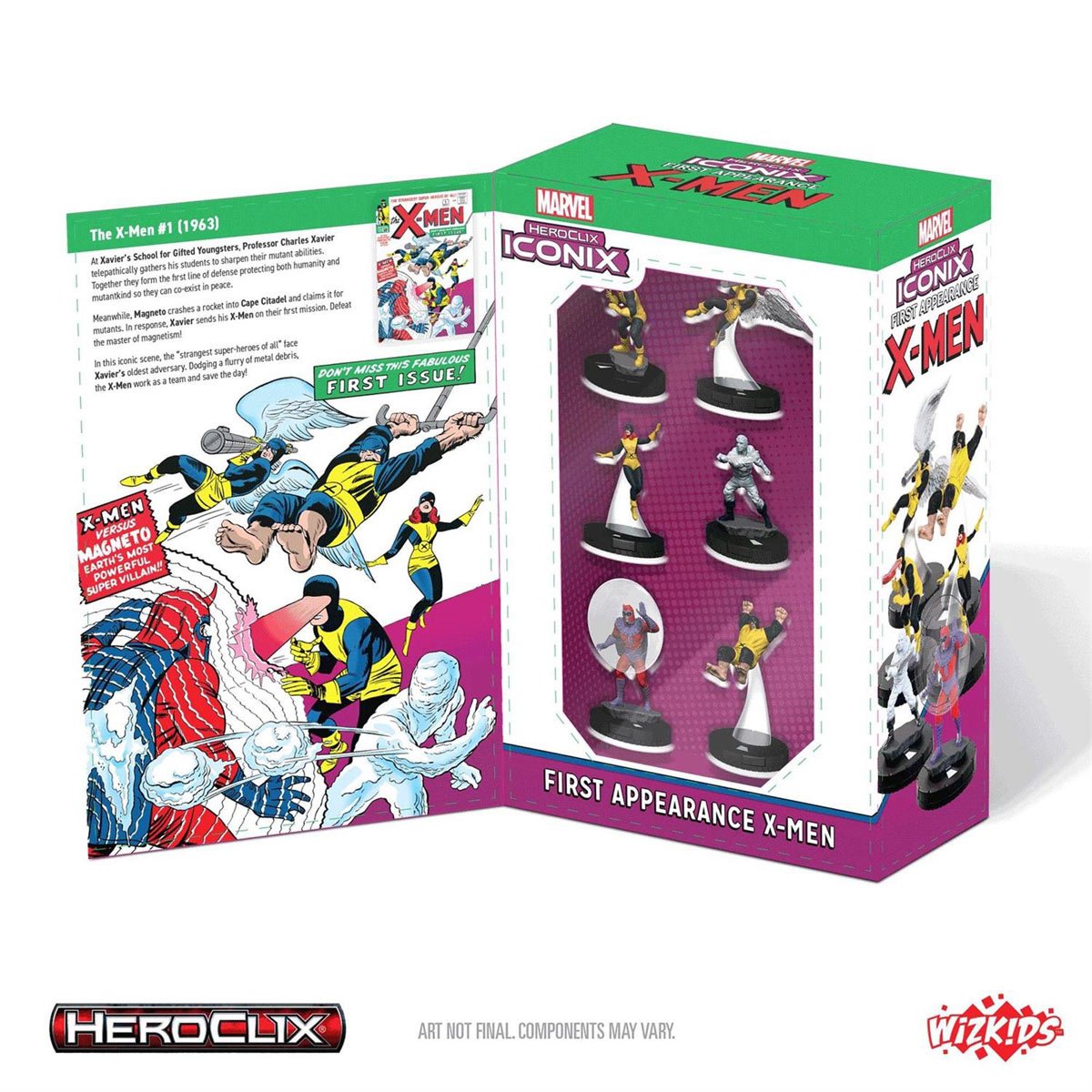 Marvel HeroClix Iconix: X-Men First Appearance Mini-Figure 6-Pack