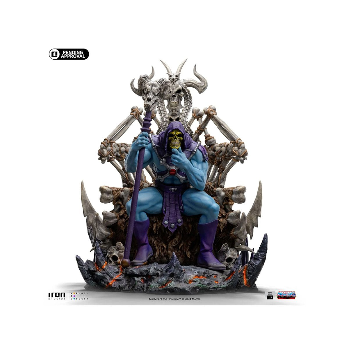 Masters of the Universe Skeletor on Throne 1:3 Prime 10th Anniversary Scale Limited Edition Statue