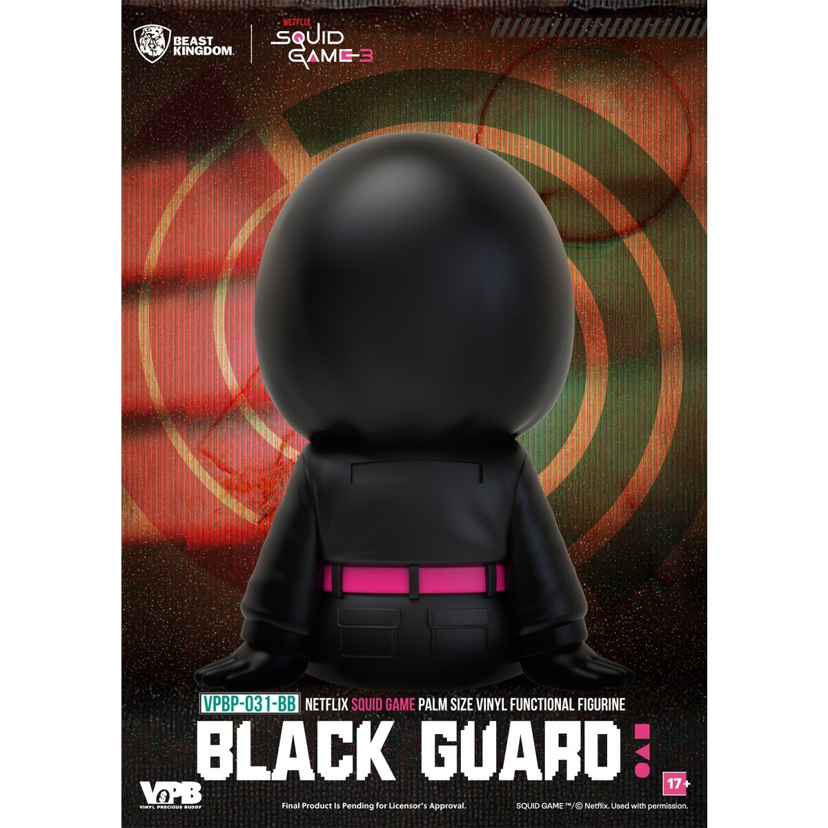 Squid Game VPBP-031 Palm Size Vinyl Functional Piggy Bank Blind Box Case of 6