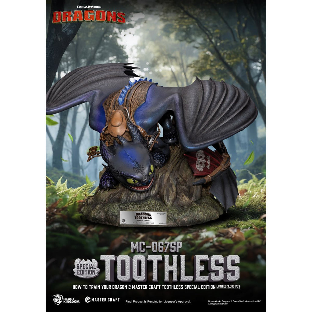 How to Train Your Dragon 2 Toothless MC-067SP Master Craft Statue