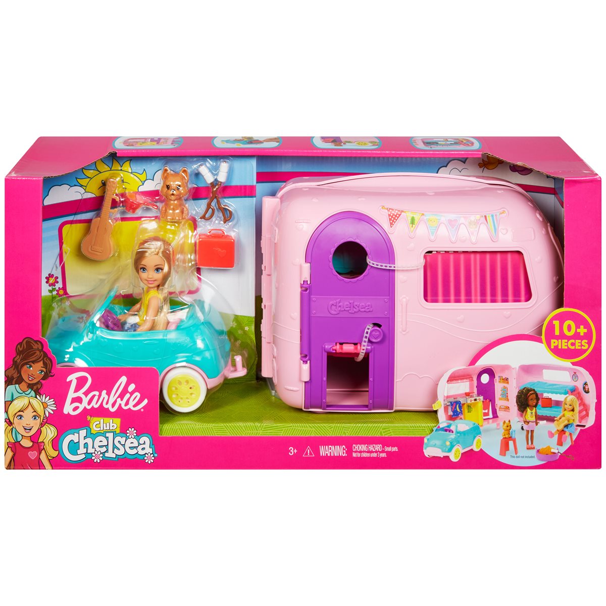 Barbie Club Chelsea Camper Doll and Playset