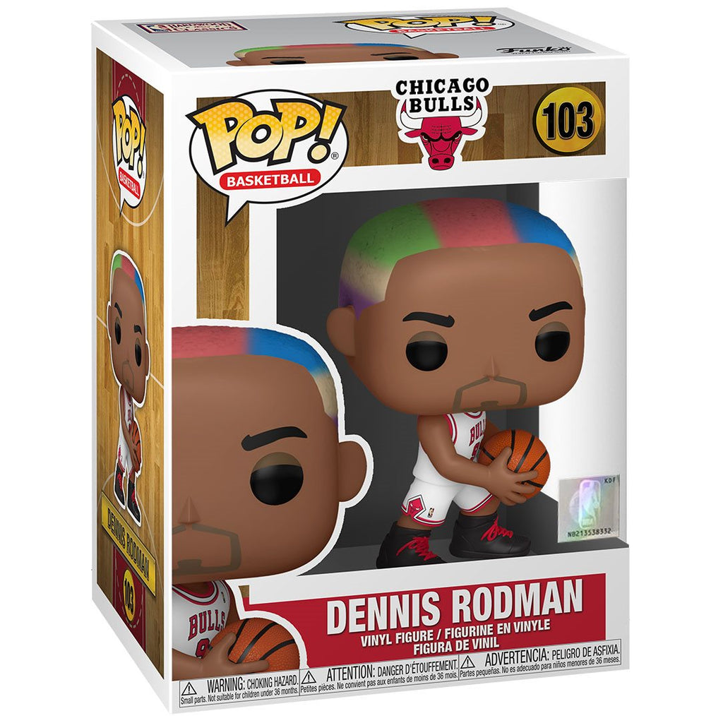 NBA: Legends Dennis Rodman (Bulls Home) Funko Pop! Vinyl Figure #103