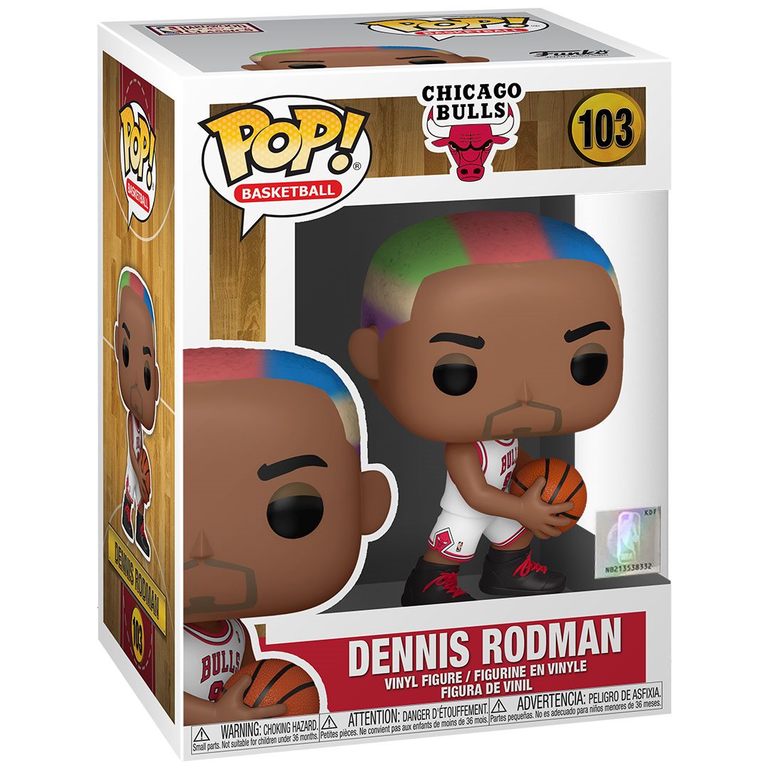 NBA: Legends Dennis Rodman (Bulls Home) Funko Pop! Vinyl Figure #103