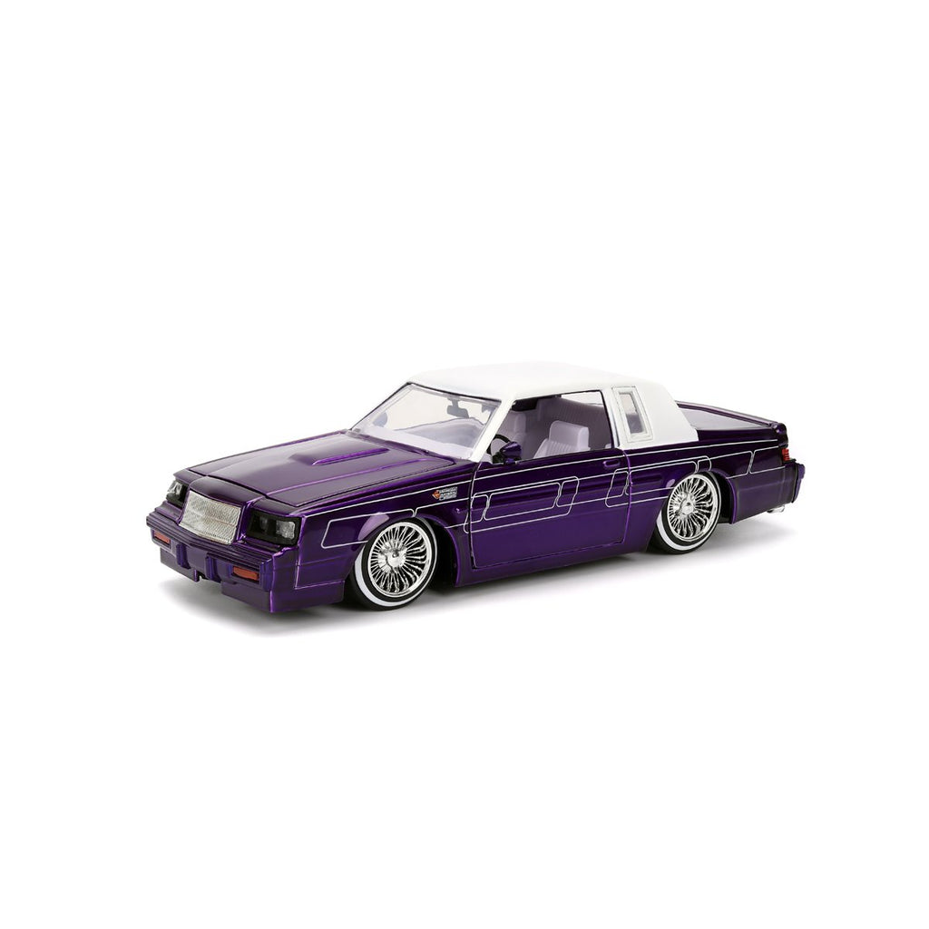 Bigtime Muscle 1987 Buick Grand National Candy Purple 1:24 Scale Die-Cast Metal Vehicle