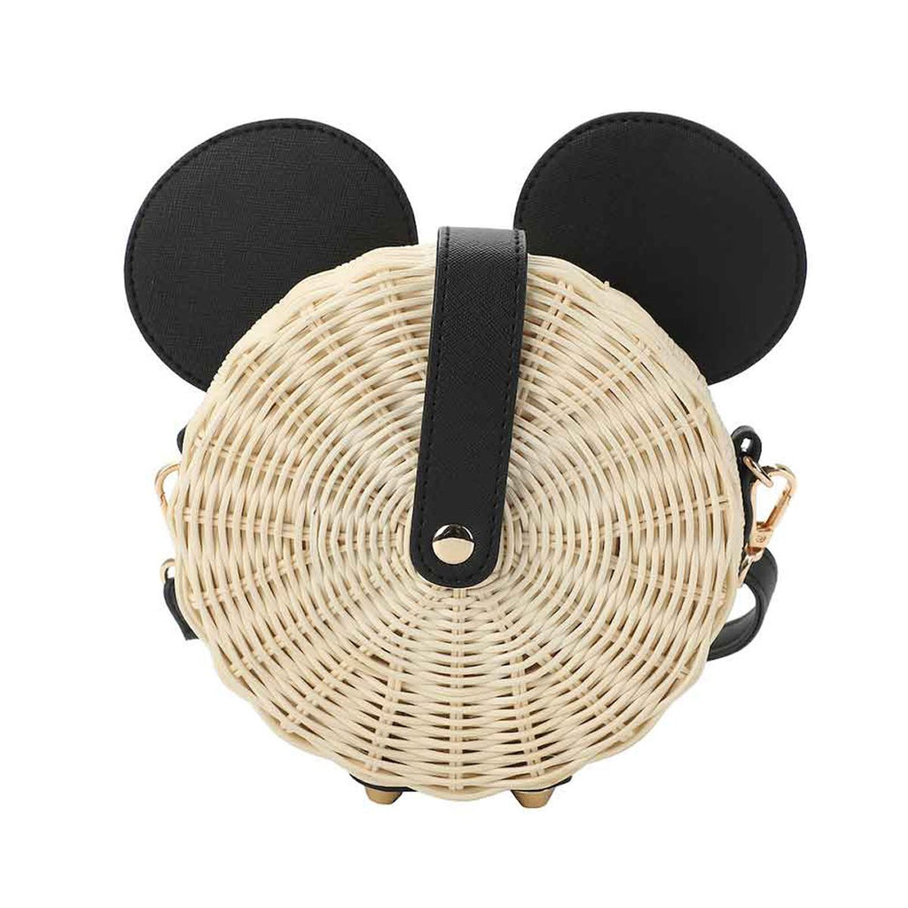 Mickey Mouse Wicker Crossbody Bag