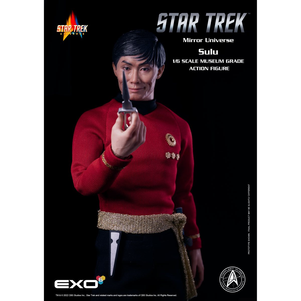 Star Trek: The Original Series Mirror Universe Sulu 1:6 Scale Action Figure