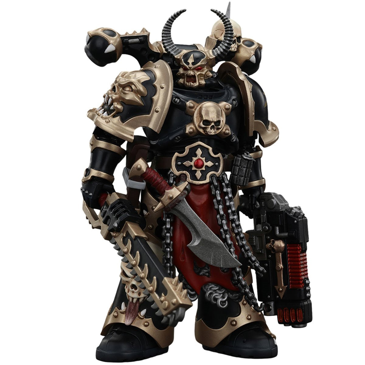 Joy Toy Warhammer 40,000 Chaos Space Marines Black Legion Chosen Chainsword 1:18 Scale Action Figure