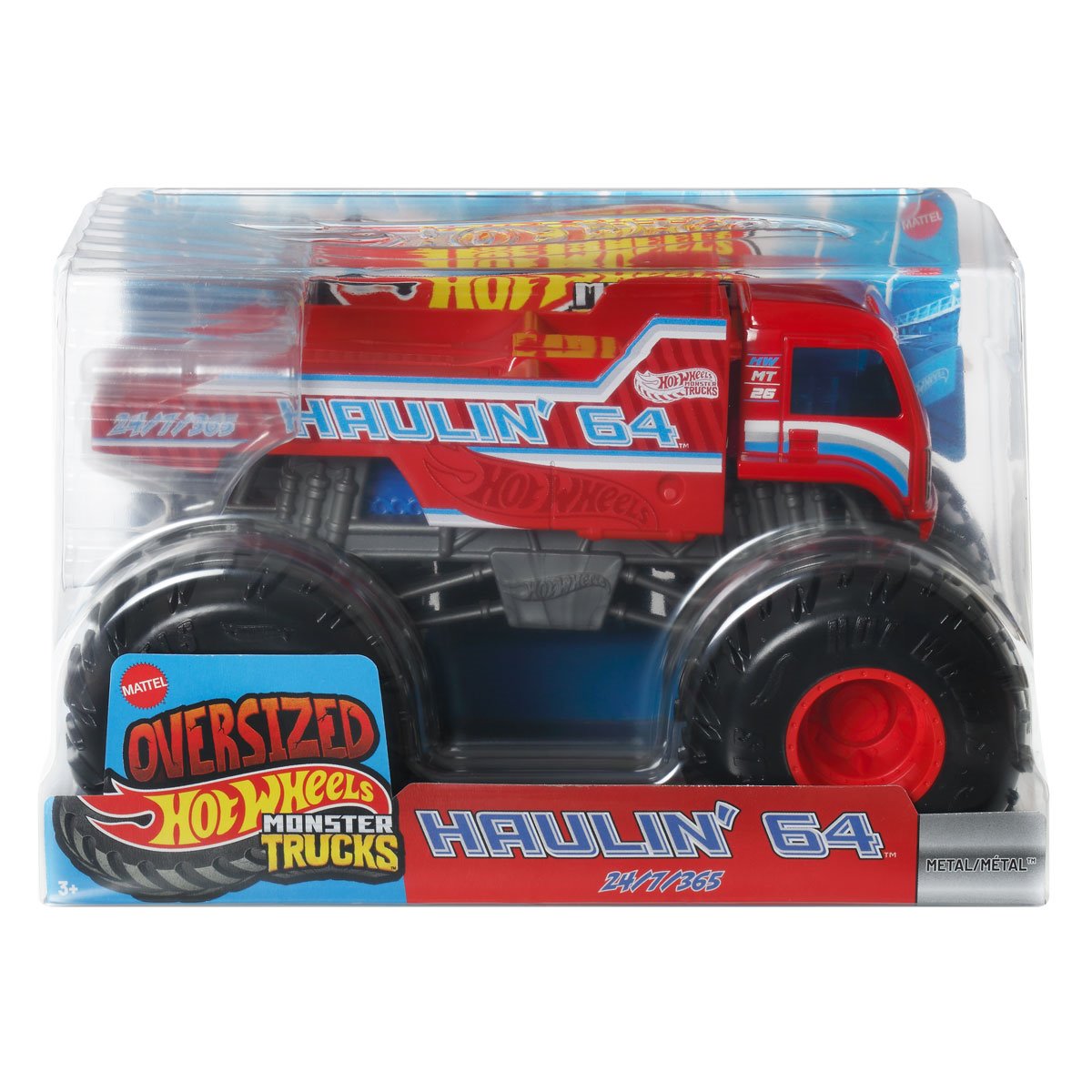 Hot Wheels Monster Trucks 1:24 Scale Vehicle 2026 Mix 2 Case of 4