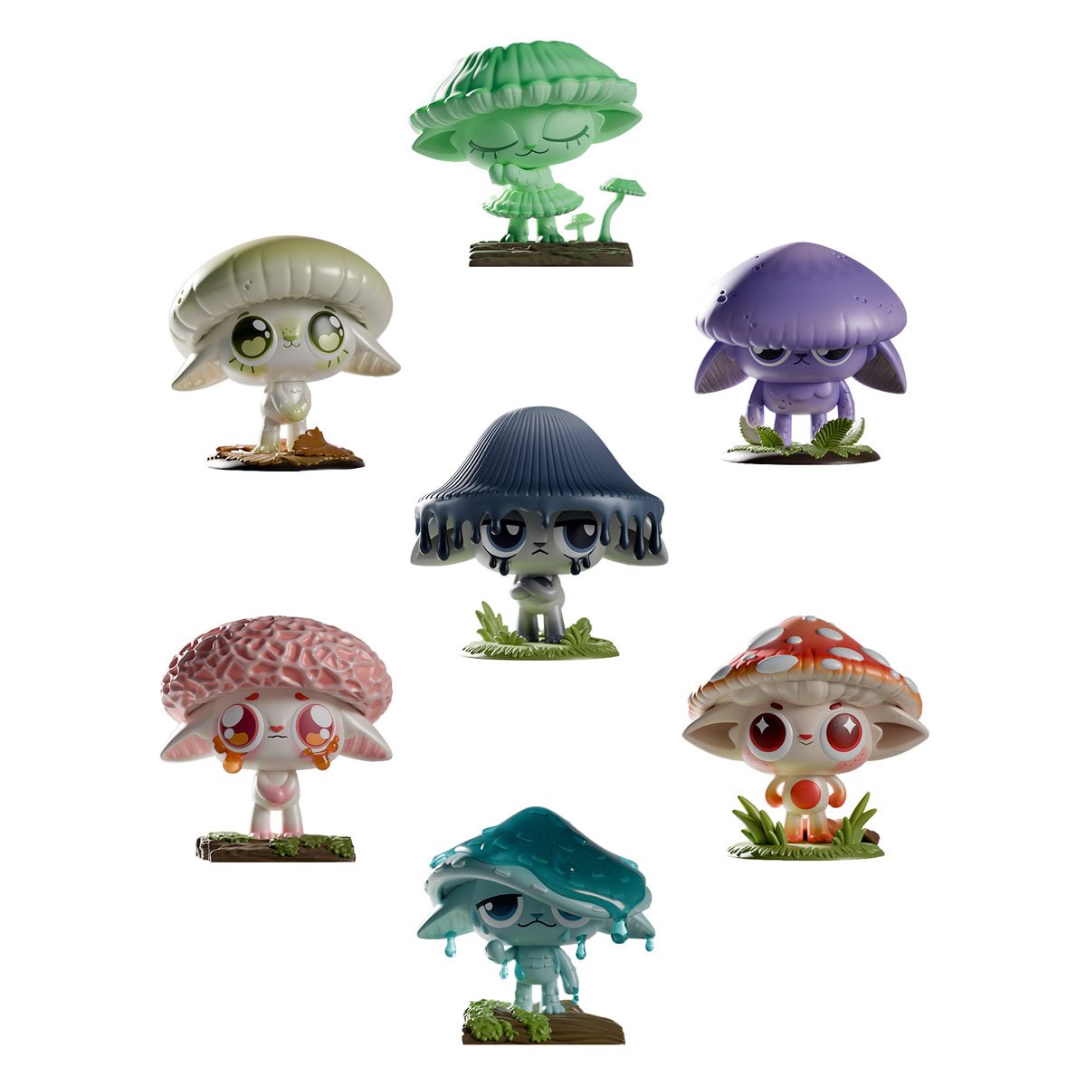Capkins Series 1 Blind-Box Mini-Figure Case of 6