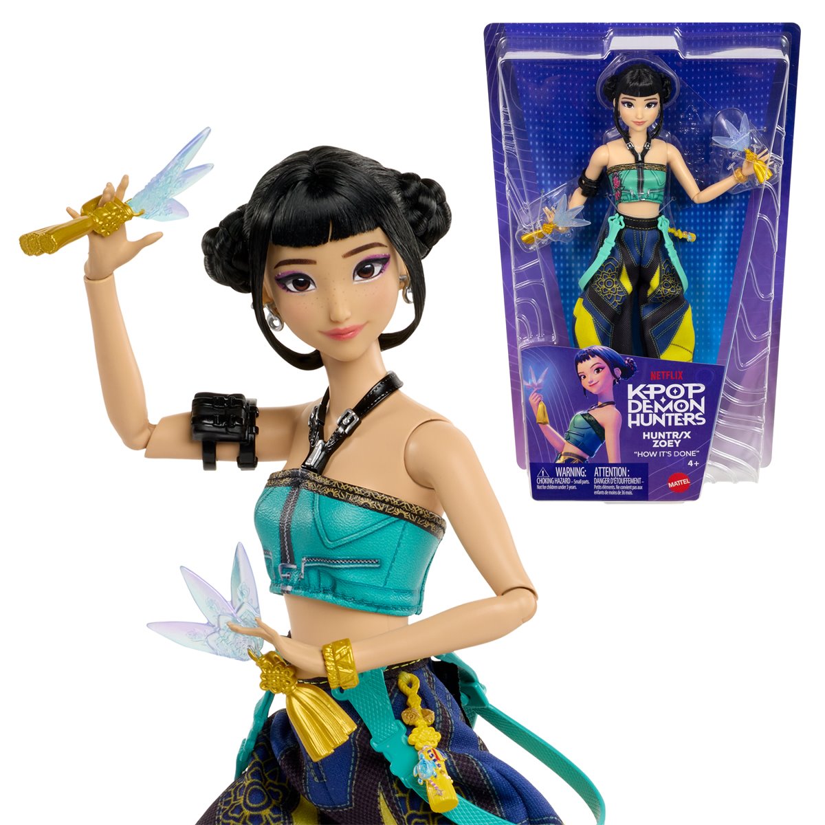 KPop Demon Hunters Core Fashion Doll Case of 4