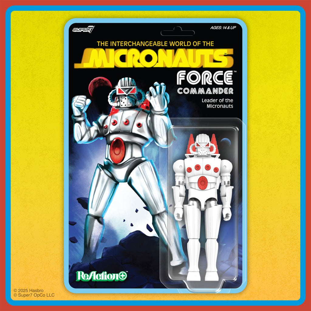 Micronauts Force Commander 3 3/4-Inch ReAction+ Figure
