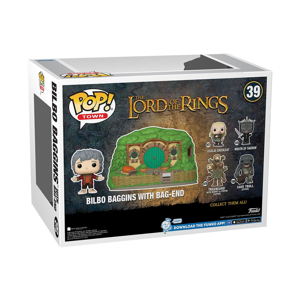 The Lord of the Rings Bilbo Baggins with Bag-End Pop! Town #39