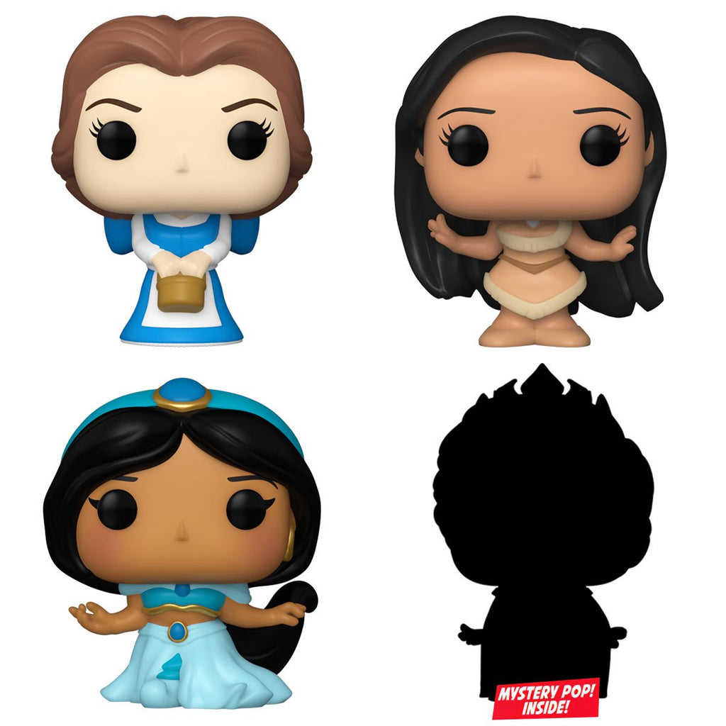 Disney Princesses Belle Funko Bitty Pop! Mini-Figure 4-Pack