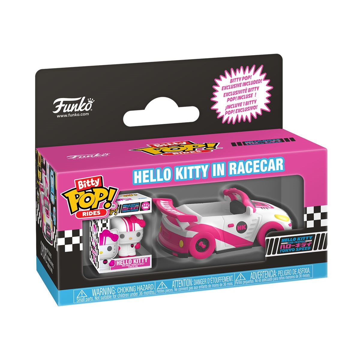 Sanrio Hello Kitty with Racecar Funko Bitty Pop! Ride
