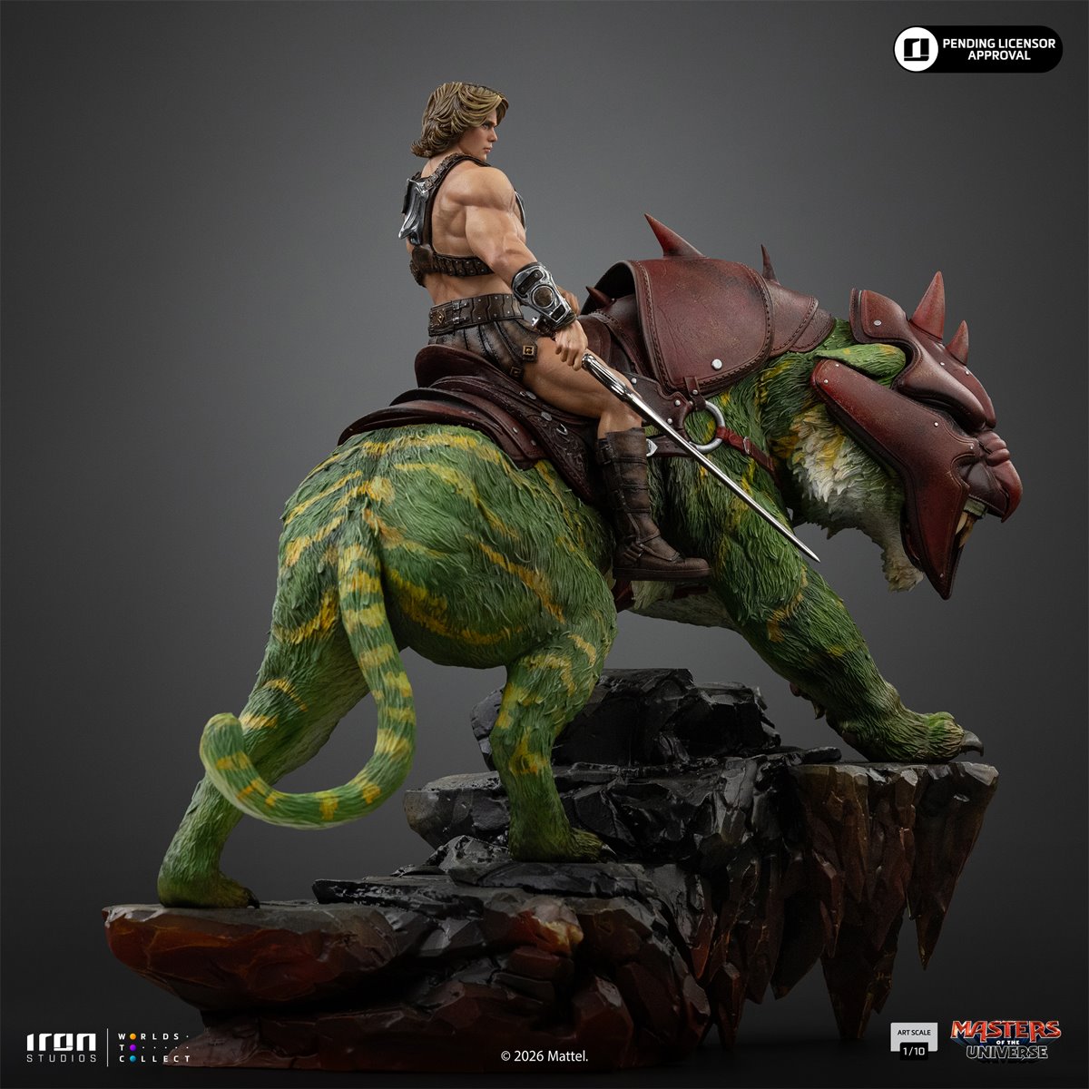 Masters of the Universe Movie He-Man and Battle Cat Deluxe 1:10 Art Scale Limited Edition Statue
