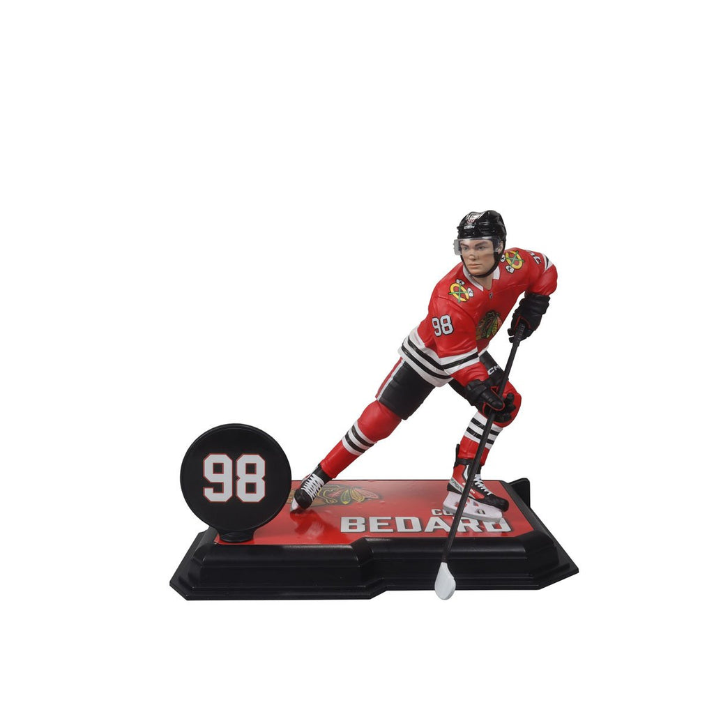 NHL SportsPicks Chicago Blackhawks Connor Bedard 2 7-Inch Scale Posed Figure Case of 6
