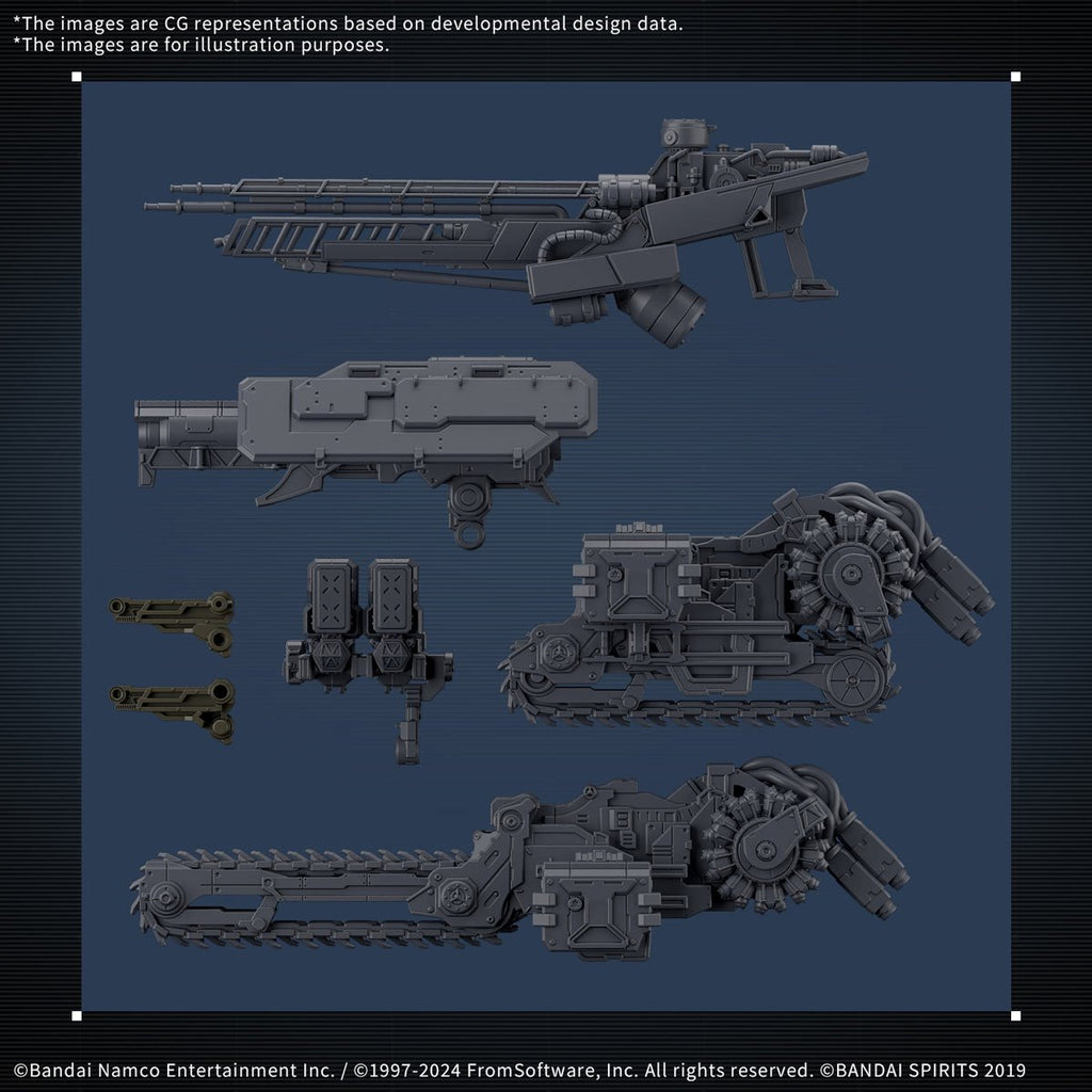 30 Minutes Missions Armored Core VI: Fires of Rubicon Rad CC-3000 Wrecker Milk Tooth Model Kit