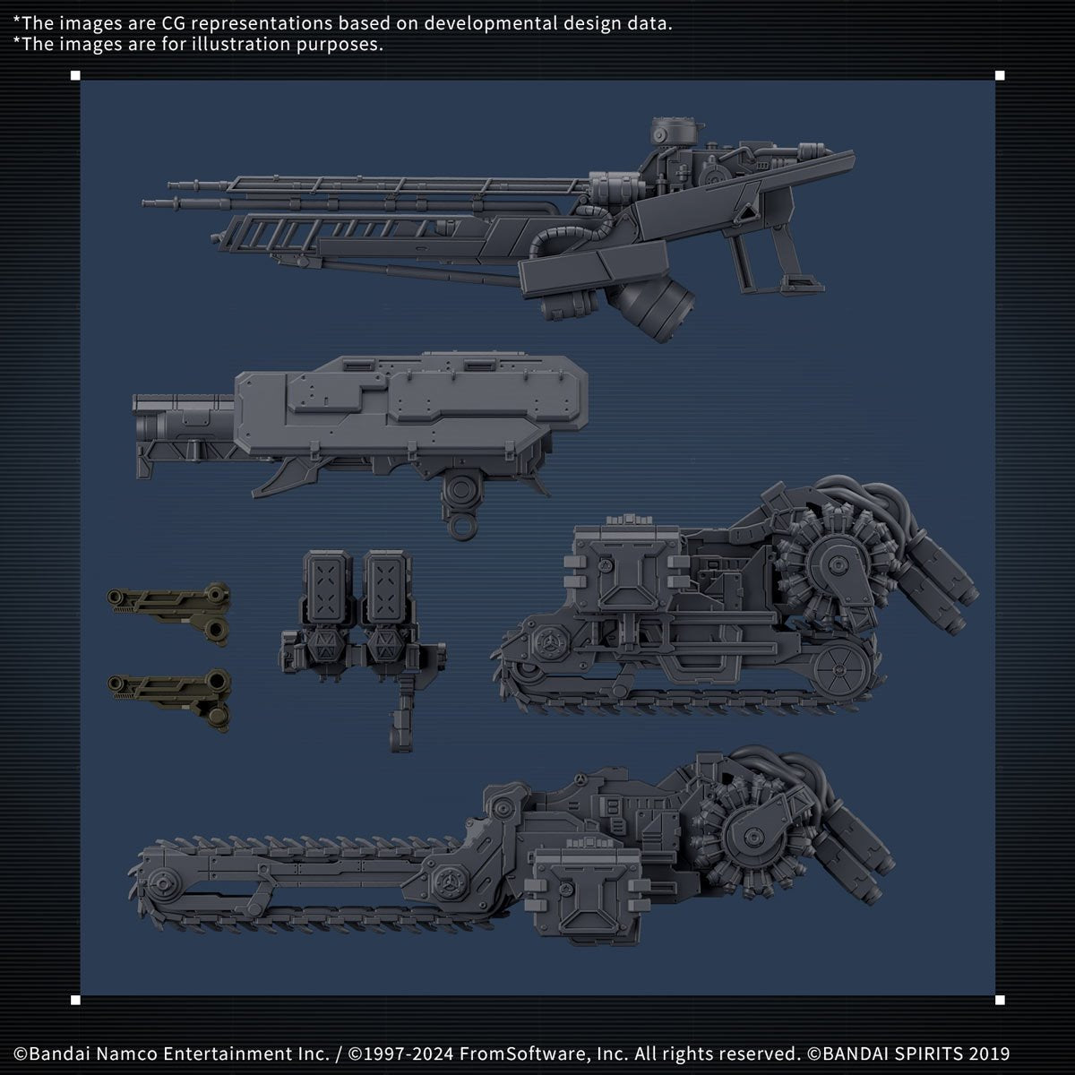 30 Minutes Missions Armored Core VI: Fires of Rubicon Rad CC-3000 Wrecker Milk Tooth Model Kit