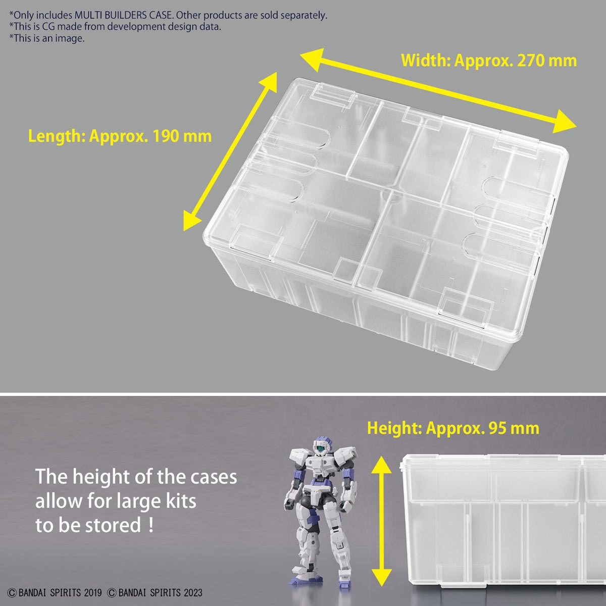 Multi Builders Plastic Model Kit Case