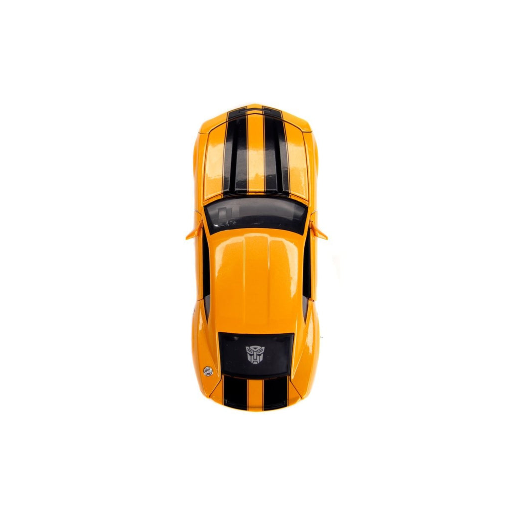 Transformers Hollywood Rides Bumblebee 2006 Chevy Camaro 1:24 Scale Die-Cast Metal Vehicle with Coin