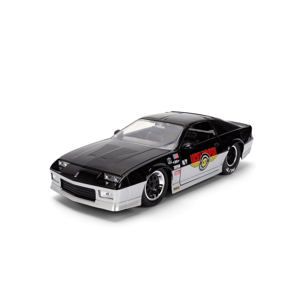 Bigtime Muscle 1985 Chevrolet Camaro Mickey Thompson 1:24 Scale Die-Cast Metal Vehicle