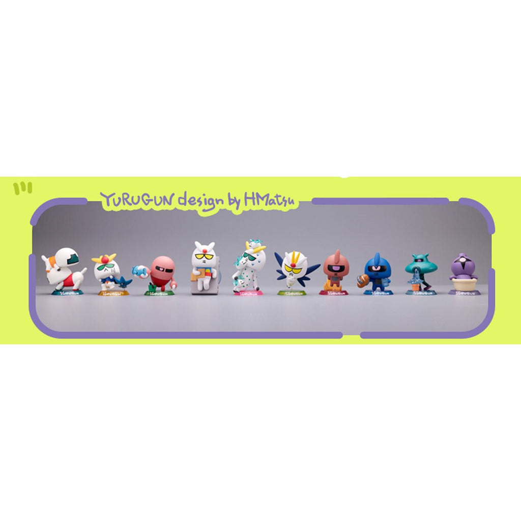 Gundam Yurugun Volume 2 Blind-Box Mini-Figure Case of 10