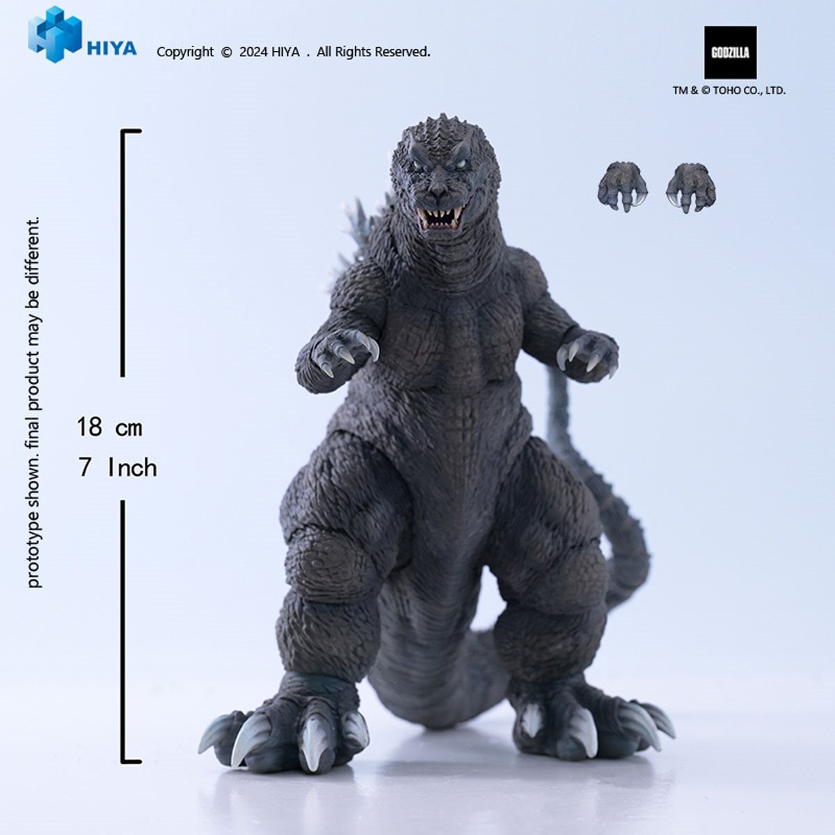 Godzilla, Mothra and King Ghidorah: Giant Monsters All-Out Attack 2001 Godzilla Exquisite Basic Series Action Figure