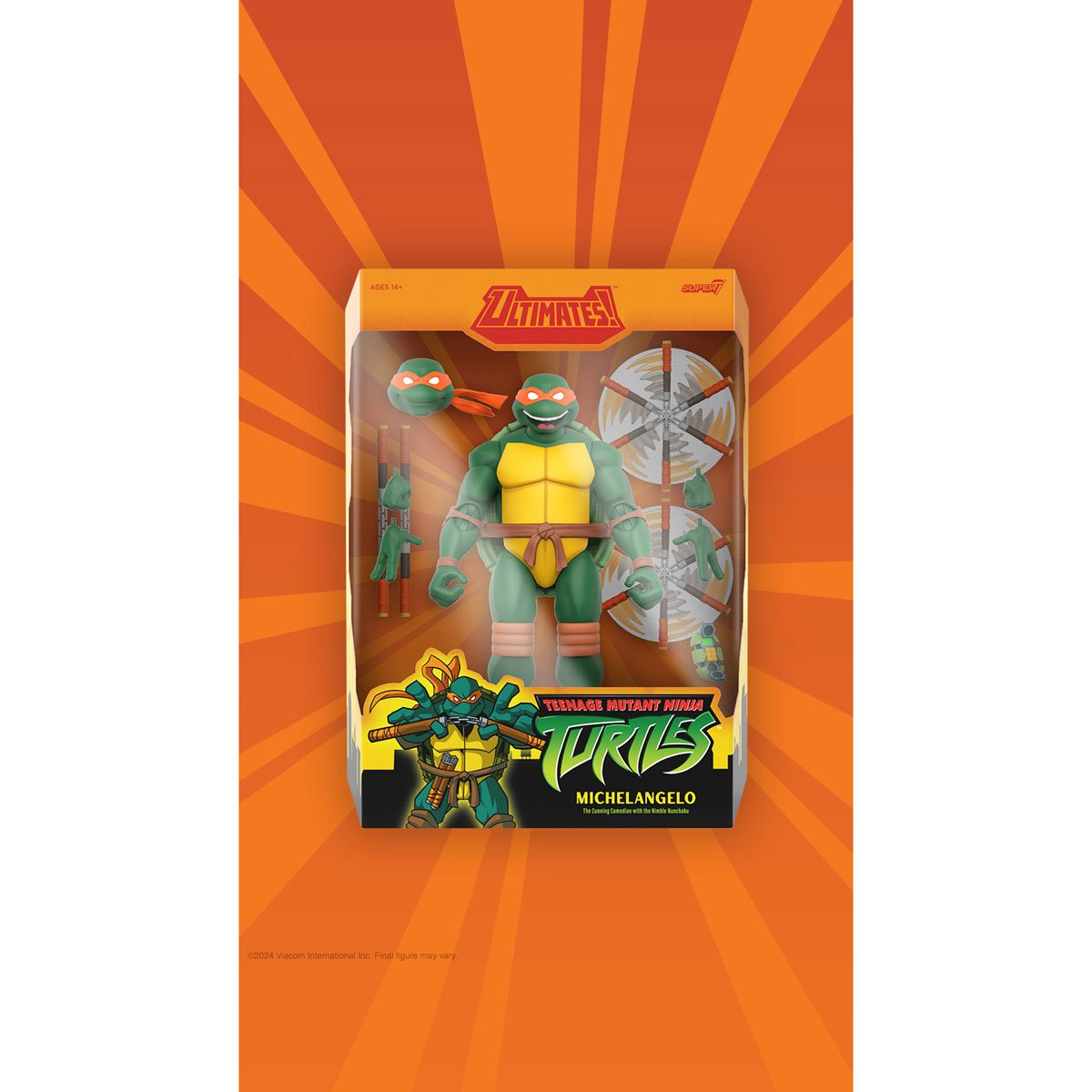 Teenage Mutant Ninja Turtles Ultimates Wave 12 Michelangelo 7-Inch Action Figure