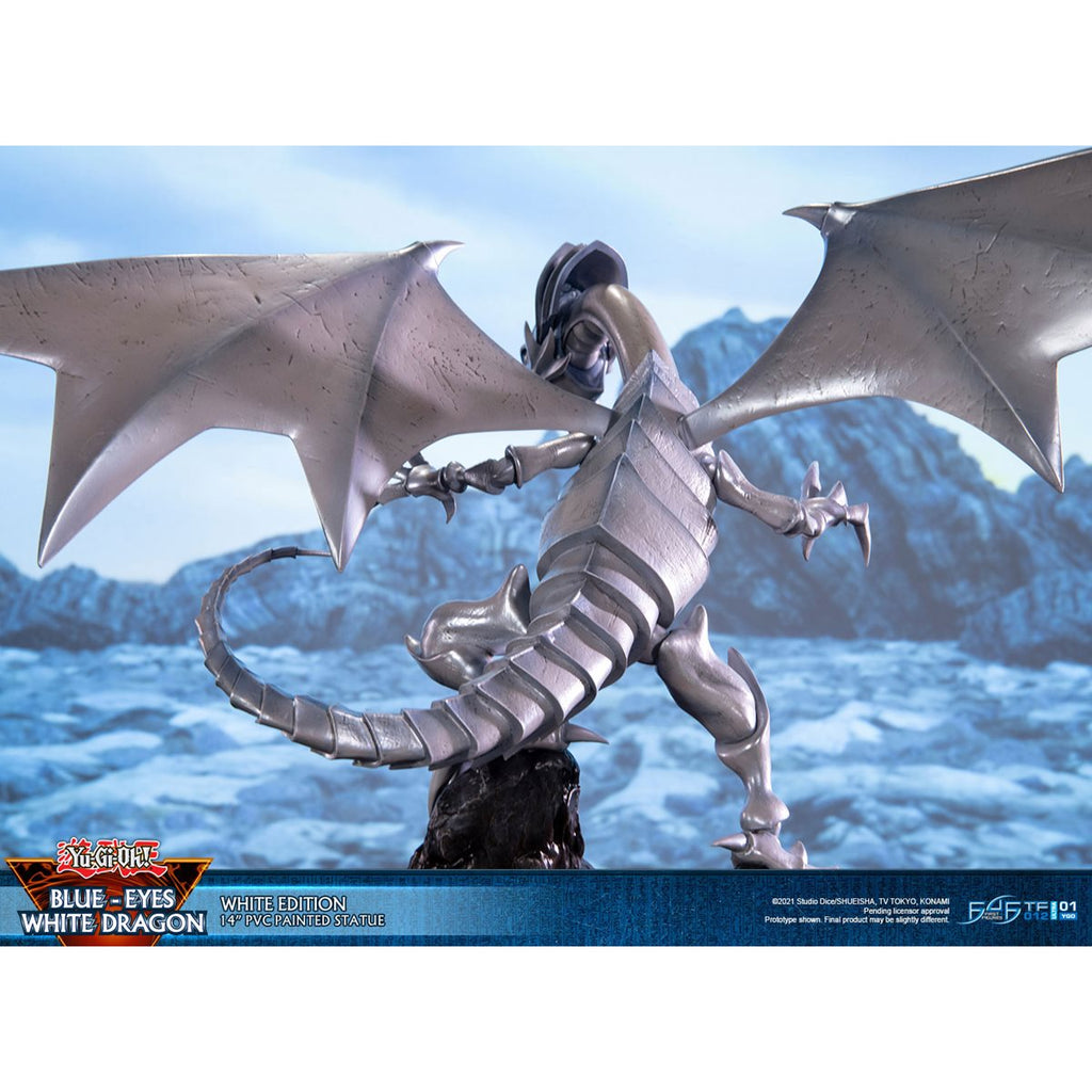 Yu-Gi-Oh! Blue-Eyes White Dragon 14-Inch White Statue