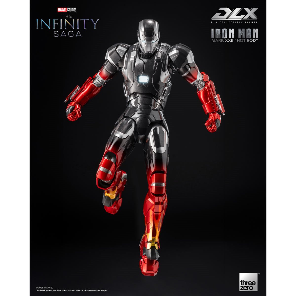 Marvel Studios Infinity Saga DLX Iron Man Mark 22 Hot Rod 1:12 Scale Action Figure