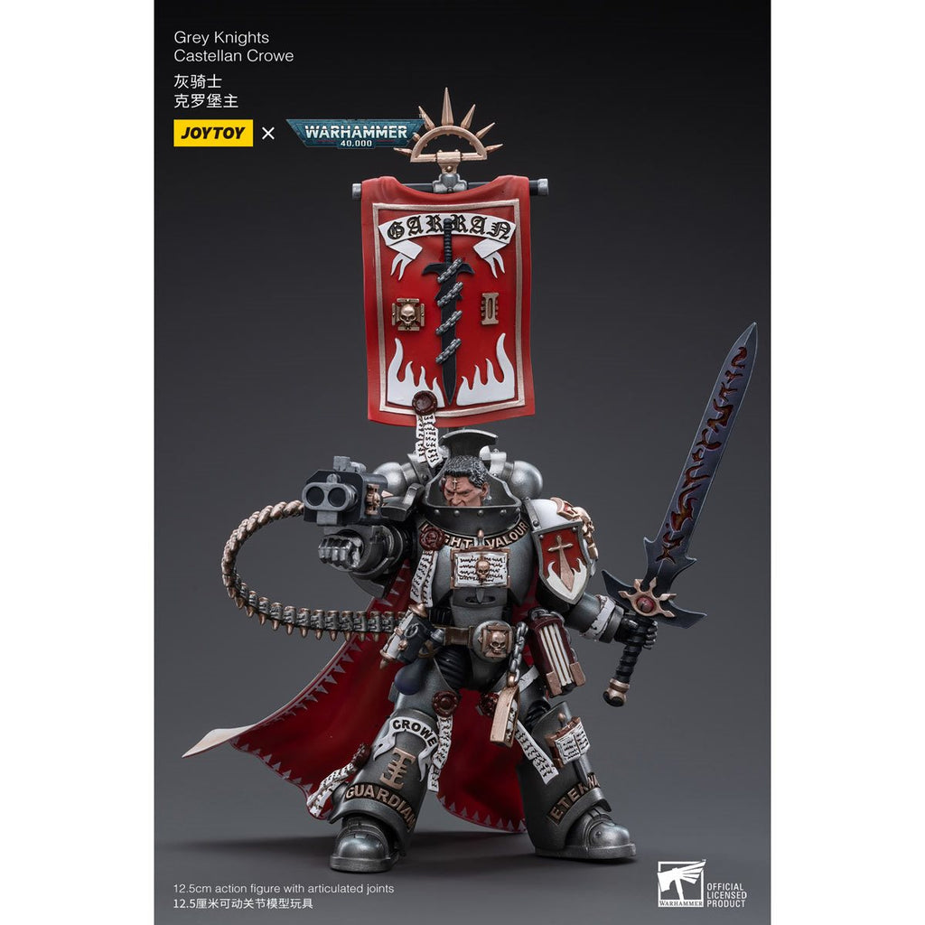 Joy Toy Warhammer 40,000 Grey Knights Castellan Crowe 1:18 Scale Action Figure