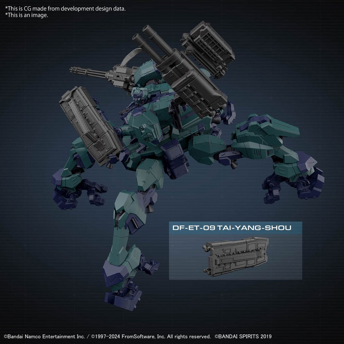 30 Minute Missions Armored Core VI: Fires of Rubicon Balam Industries BD-011 Melander Liger Tail Model Kit