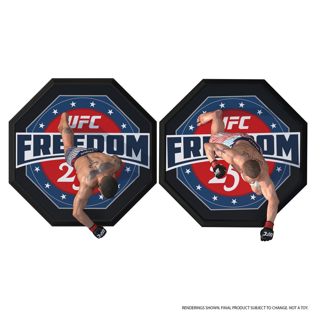 UFC SportsPicks Ilia Topuria vs Justin Gaethje Freedom 250 7-Inch Scale Posed Figure 2-Pack