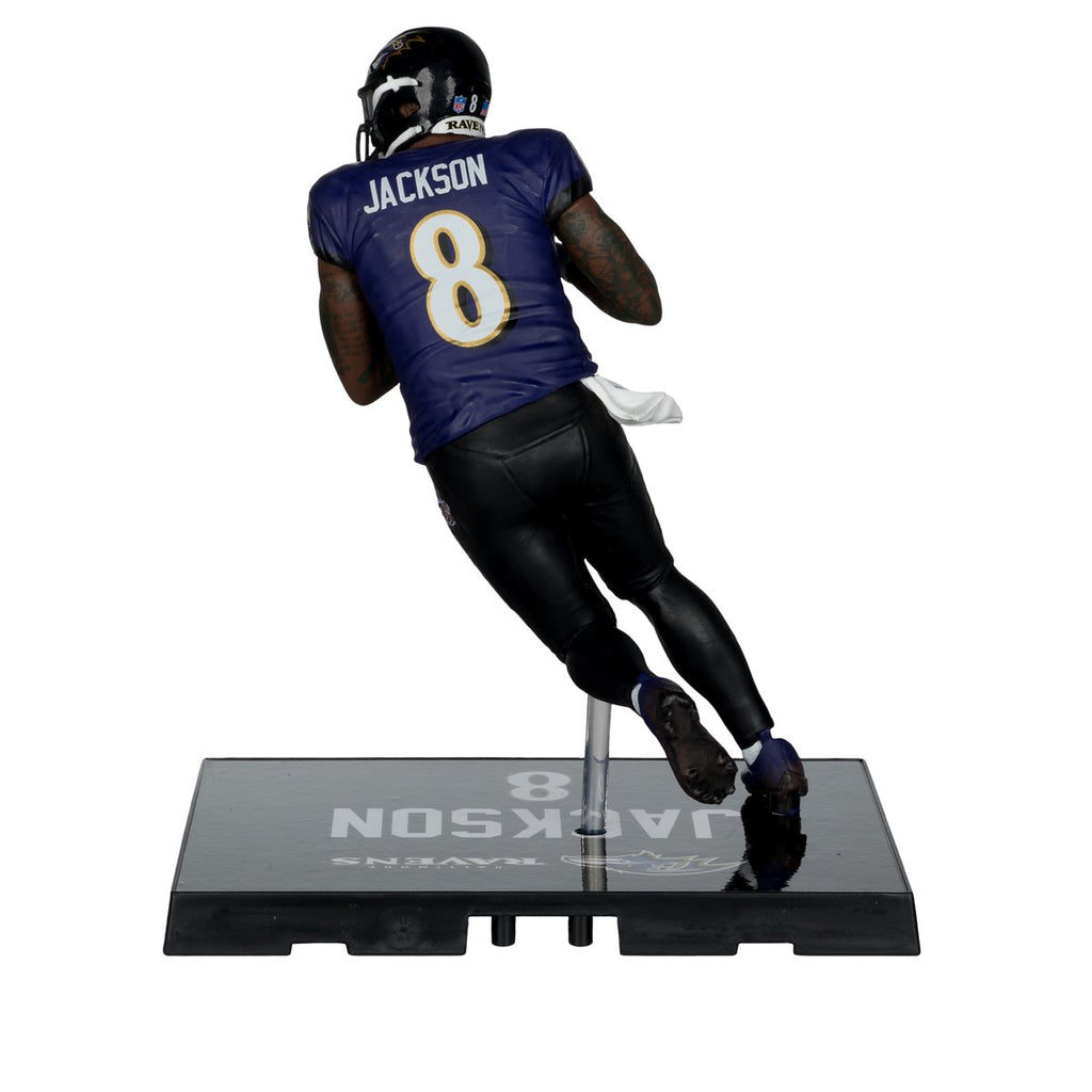 NFL SportsPicks 2025 Baltimore Ravens Lamar Jackson Alternate Jersey 7-Inch Scale Posed Figure