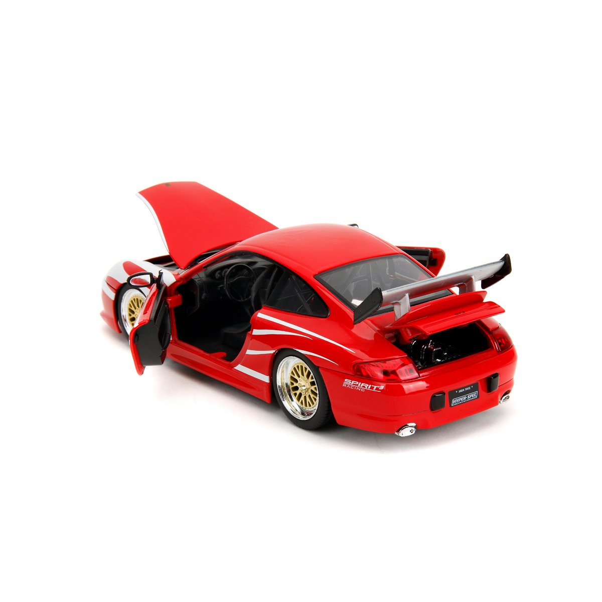 Hyper-Spec Porsche 911 GT3 996 1:24 Scale Die-Cast Metal Vehicle