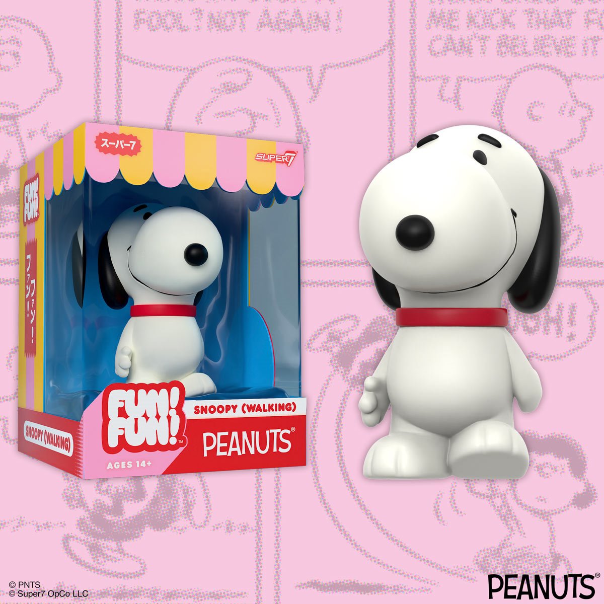 Peanuts Snoopy (Walking) FUN! FUN! Vinyl Figure