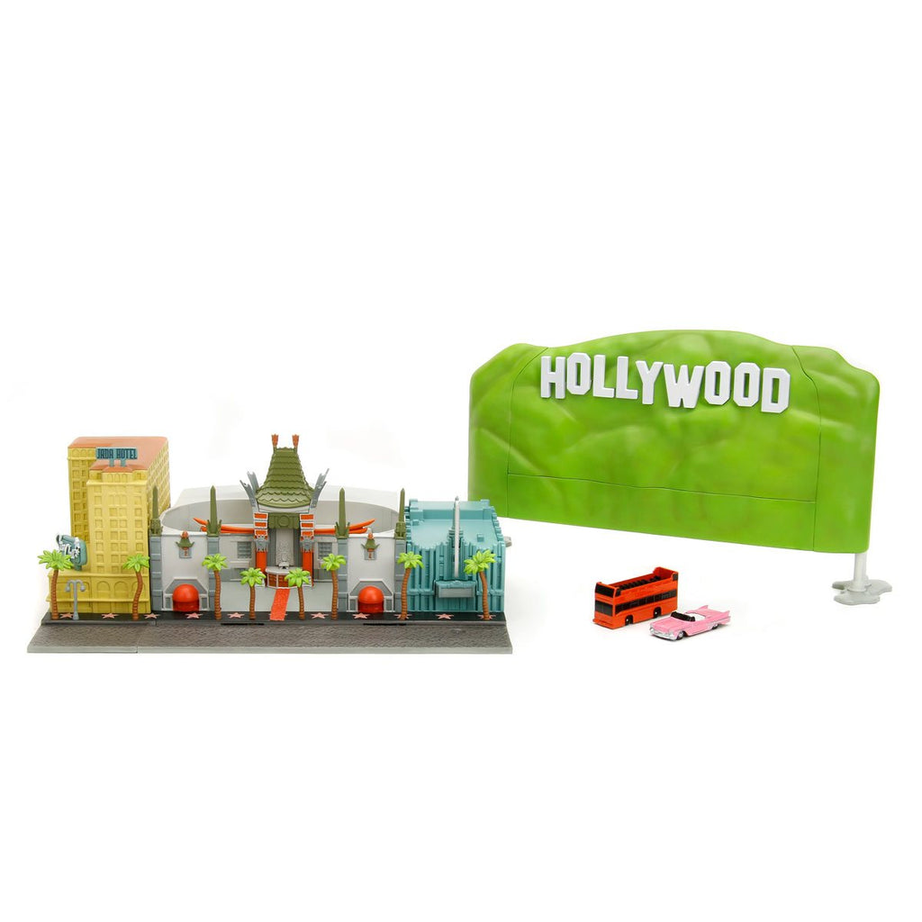 Hollywood Walk of Fame 100th Anniversary Nano Hollywood Rides Nano Scene Diorama with Vehicles