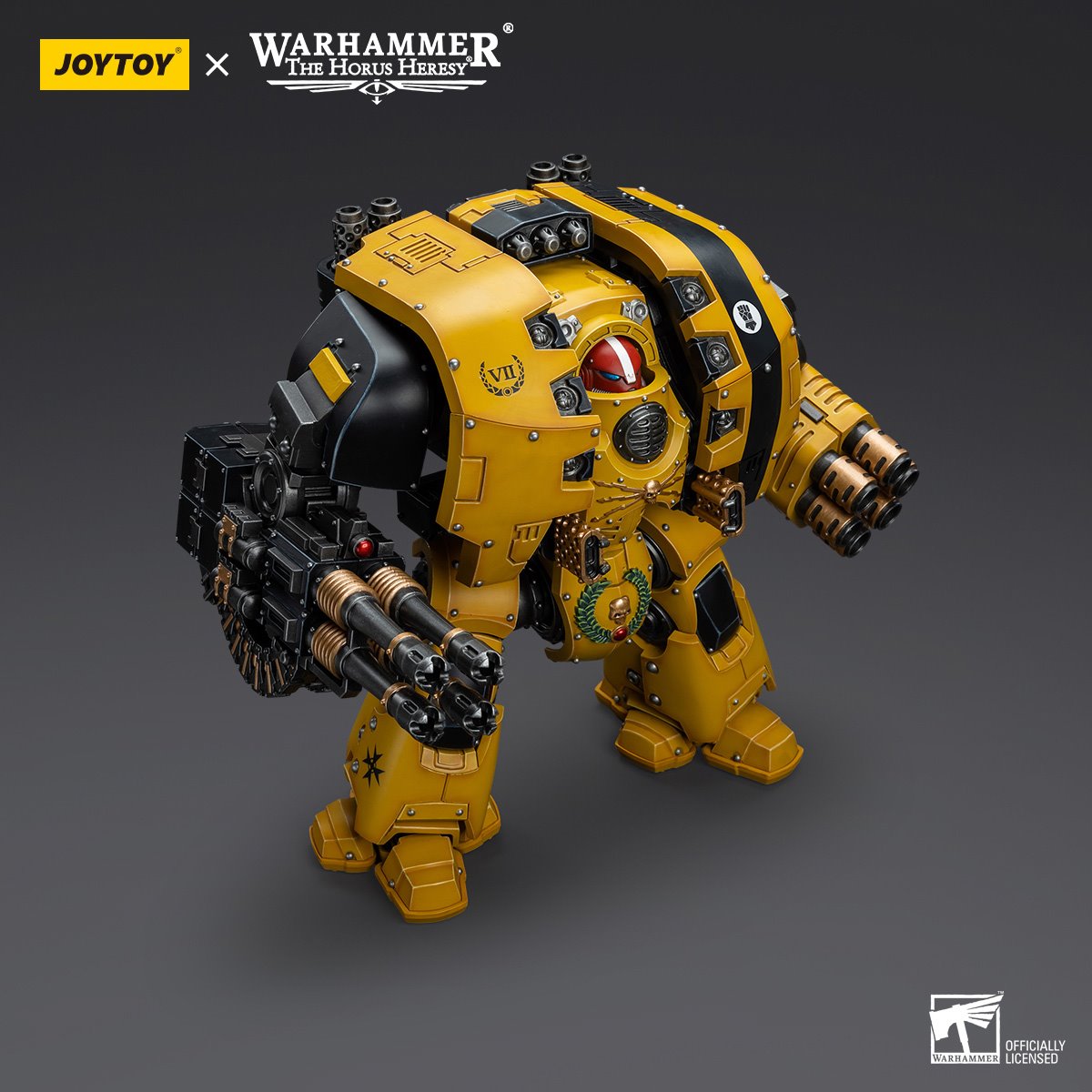 Joy Toy Warhammer 40,000 Imperial Fists Leviathan Dreadnought Cyclonic Melta Lance and Storm Cannon 1:18 Action Figure