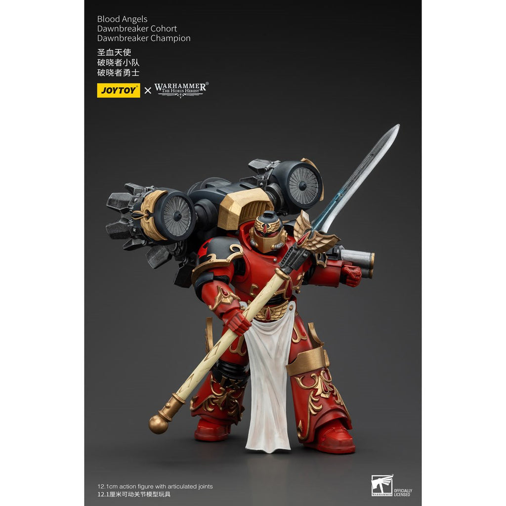 Joy Toy Warhammer The Horus Heresy Blood Angels Dawnbreaker Cohort Champion 1:18 Scale Action Figure