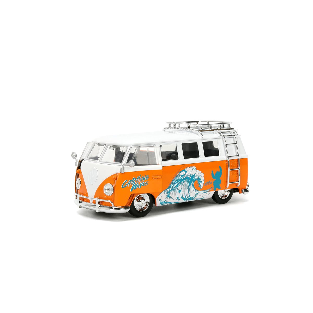 Hollywood Rides Lilo & Stitch 1961 Volkswagen Bus 1:24 Scale Die-Cast Metal Vehicle with Stitch Figure