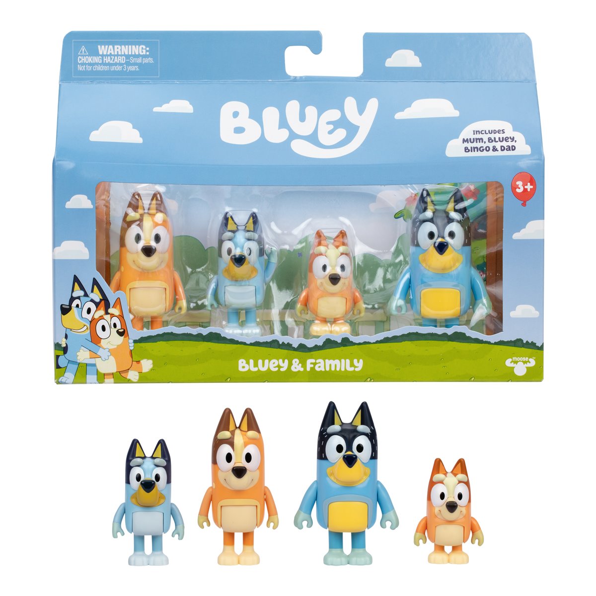 Bluey Figure 4-Pack Series 13 Case of 4