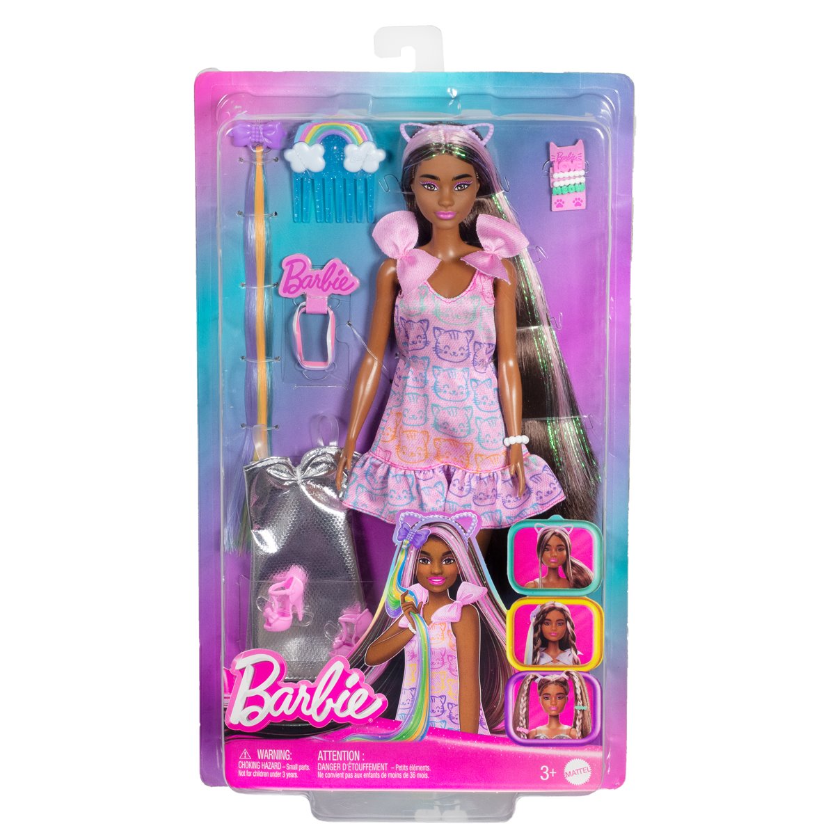 Barbie Fun and Fancy Doll with Brown Hair