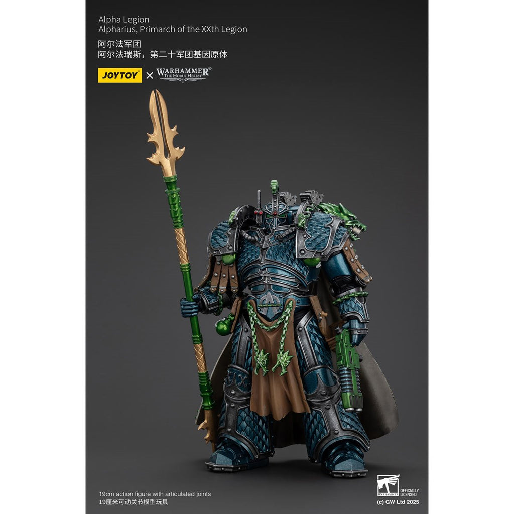 Joy Toy Warhammer The Horus Heresy Alpha Legion Alpharius Primarch 1:18 Scale Action Figure