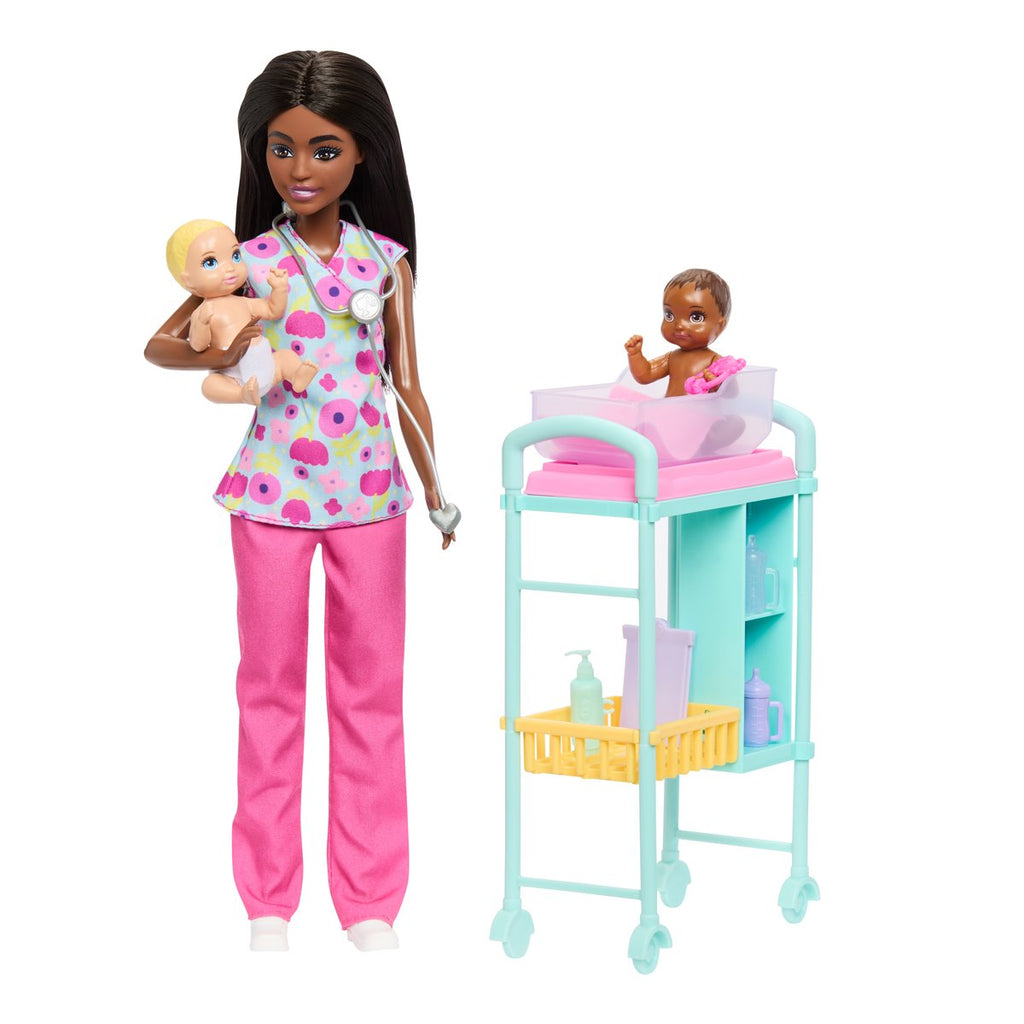 Barbie Careers Baby Doctor Doll with Brown Hair