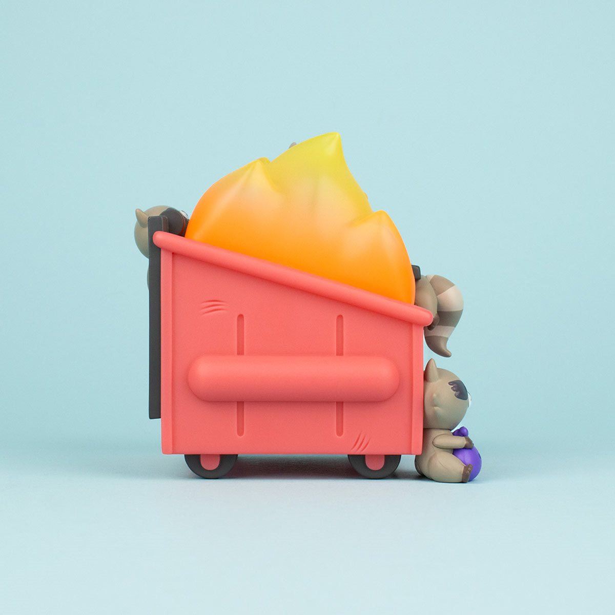 Dumpster Fire Trash Panda Vinyl Figure