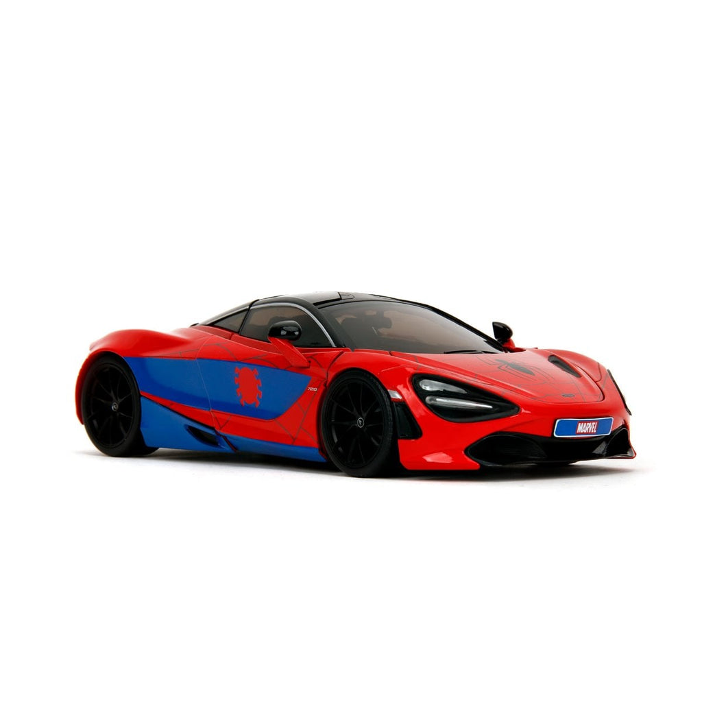 Hollywood Rides Marvel Spider-Man McLaren 720S 1:24 Scale Die-Cast Metal Vehicle with Spider-Man Figure