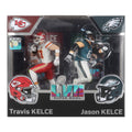 NFL SportsPicks 2024 Travis Kelce and Jason Kelce 7-Inch Scale Posed Figure 2-Pack