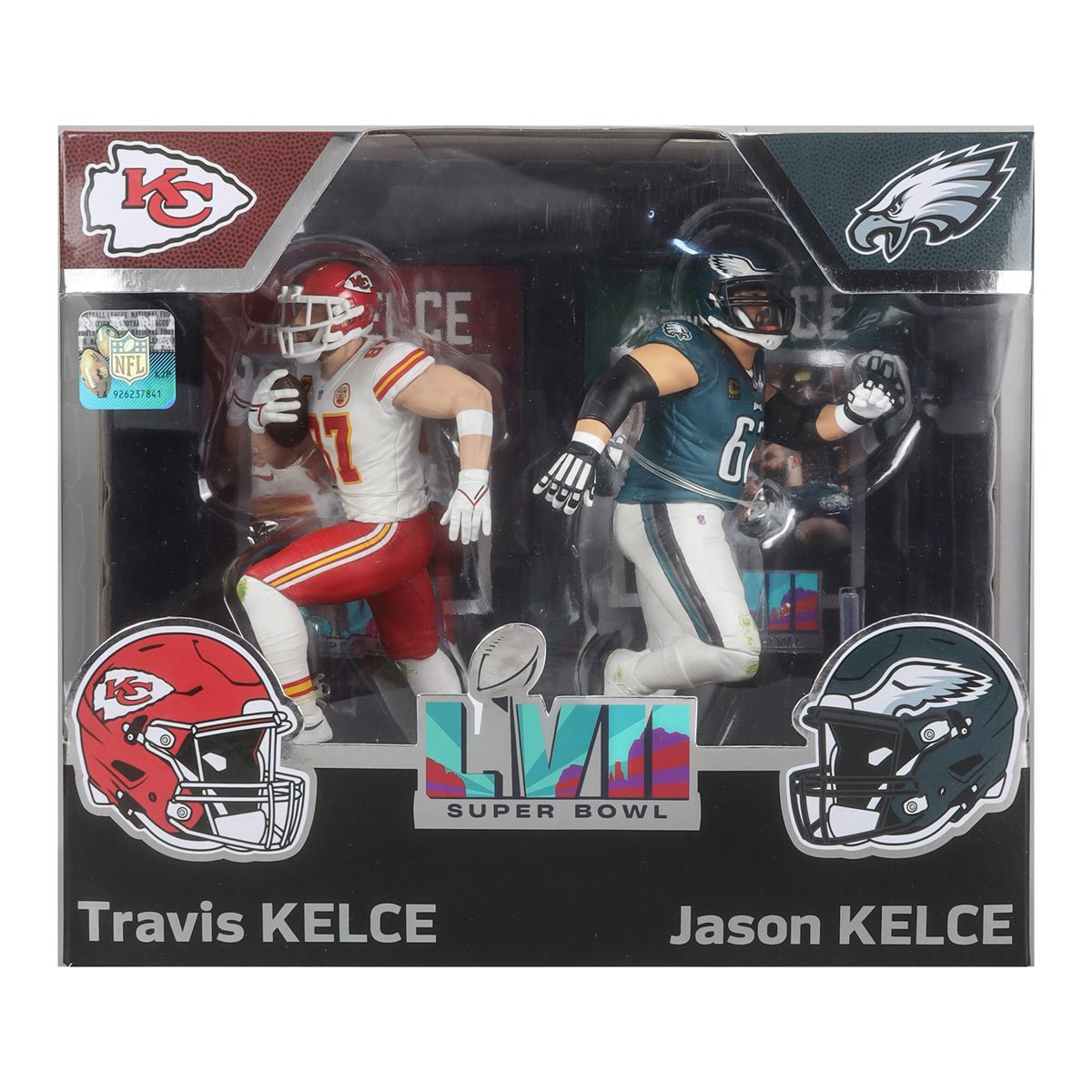 NFL SportsPicks 2024 Travis Kelce and Jason Kelce 7-Inch Scale Posed Figure 2-Pack