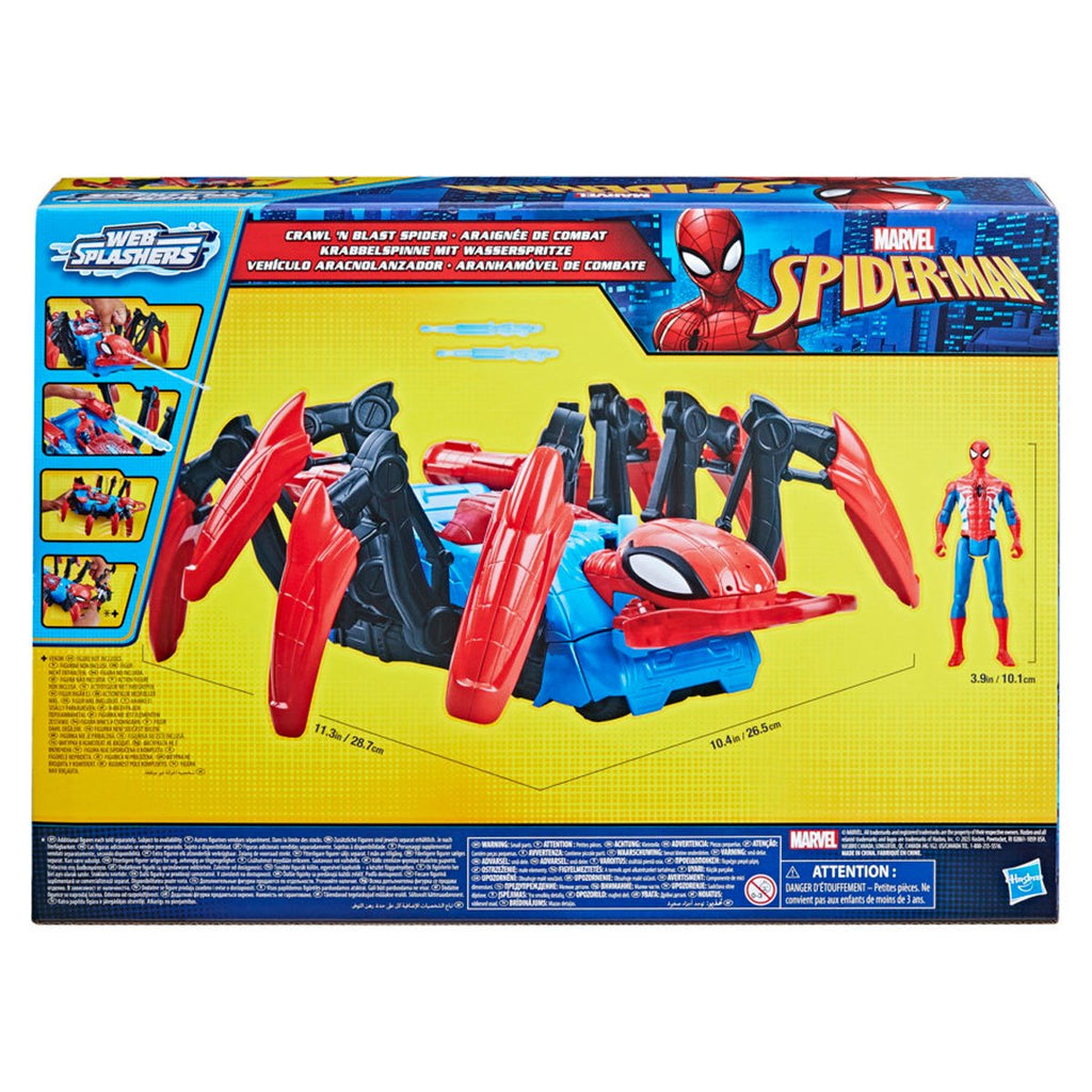 Spider-Man Crawl 'N Blast Spider Car with Action Figure